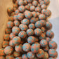 New rust turquoise aztec prints and rust black teal aztec prints 15mm and hexagons