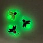 Glow bugs fireflies firefly silicone focal beads bead