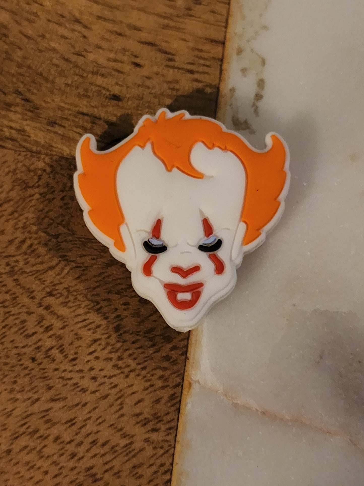 Penny the clown it we all float halloween silicone focal bead daisyland customs