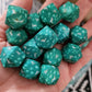 Winter deer silicone print beads 15mm