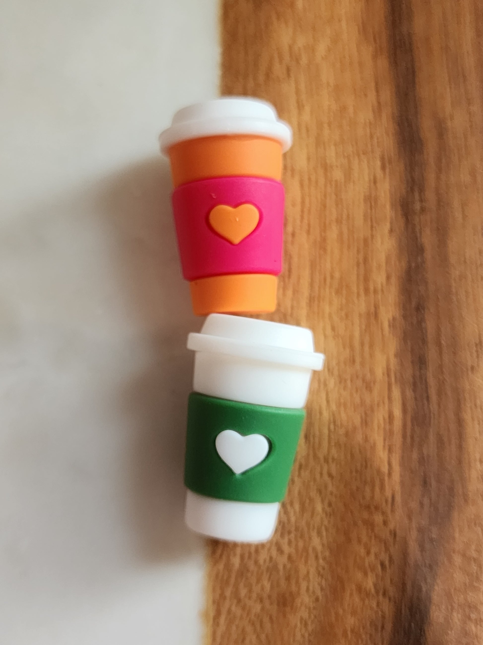 Iced Coffee Silicone Focal Bead Pen